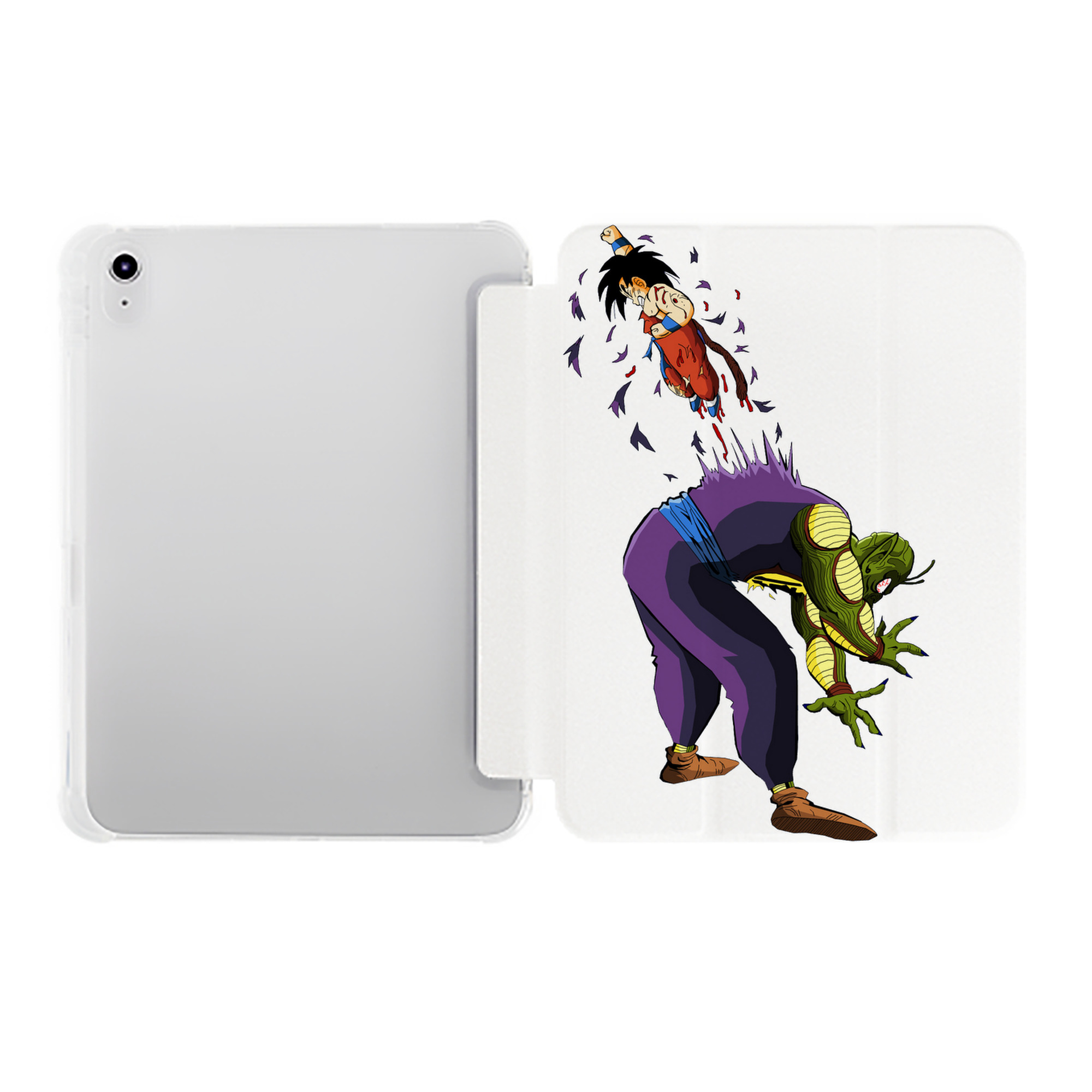 （画像用） ドラゴンボール DRAGON BALL IPad ケース ペン収納付き 三つ折りスタンド PUレザー×シリコン 対応機種9.5/10.5/10.9インチ